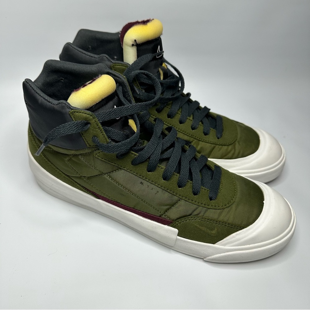 Nike Drop-Type LX Mid Green White BQ5190-100 Mens Size 9.5